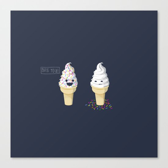 Bless you! Canvas Print