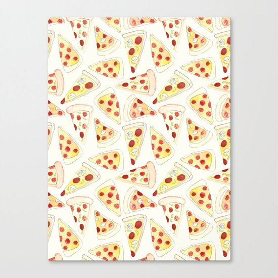 Plenty of Pizza Canvas Print