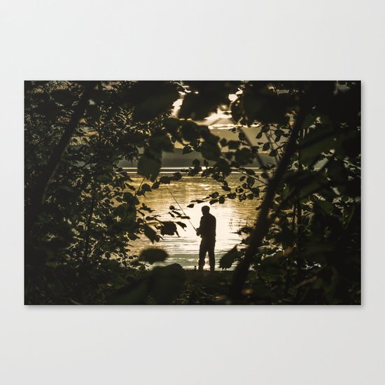 Fishing Canvas Print