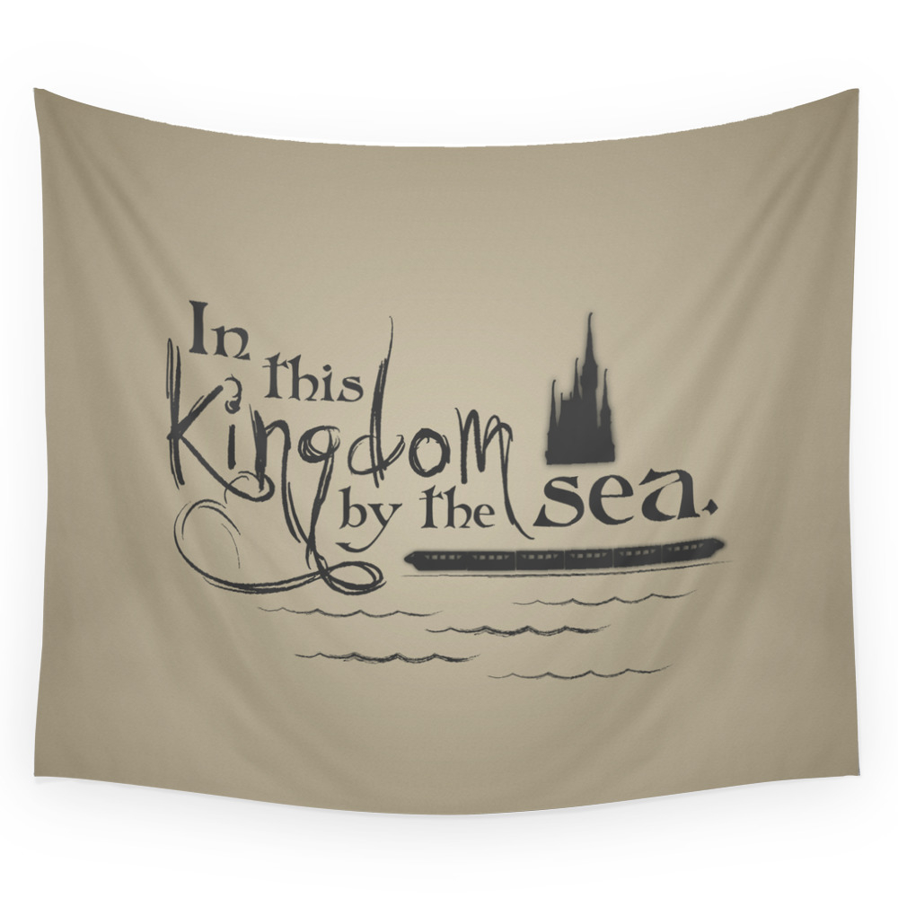 Kingdom by the Sea Wall Tapestry by tewdream