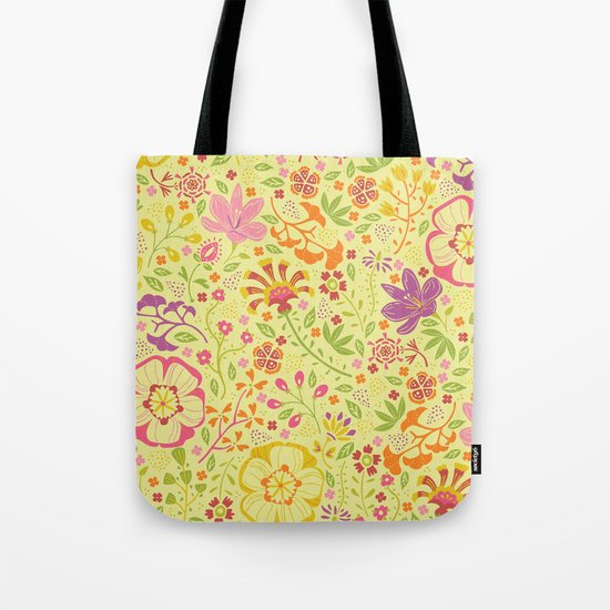 Oriental Blooms Tote Bag