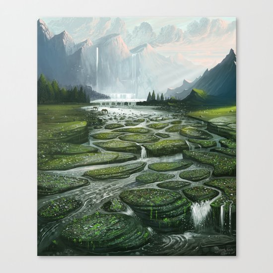 The Great Waterfall Canvas Print