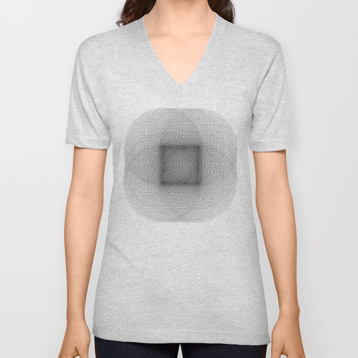 Cercle,Cube,Cross V Neck T Shirt