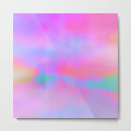 pink dreams Metal Print | Pink, Abstractgirly, Yellow, Watercolor, Softness, Dreams, Pinkdreams, Turquoise, Pattern, Graphicdesign 