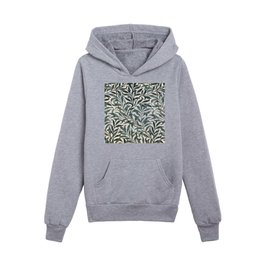 William morris enhanced with artificial intelligence Kids Pullover Hoodies