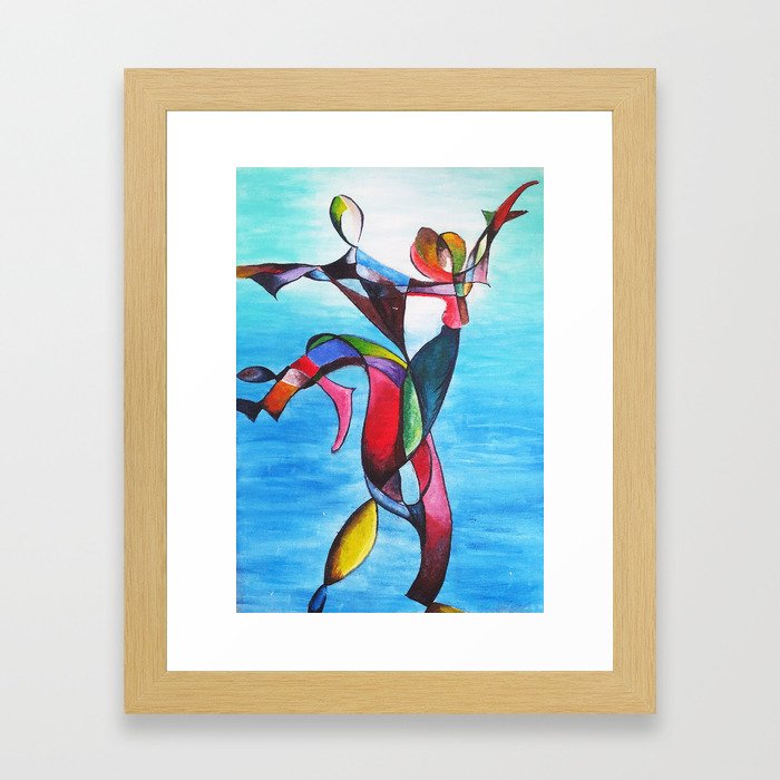 Colorful Ballet Framed Art Print