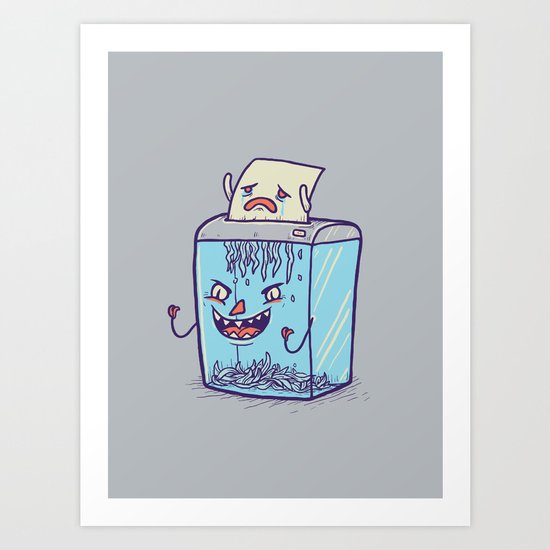 Enjoying your dayjob Art Print