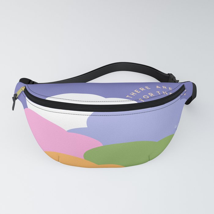 Shower Flower in the Rainbow Clouds in Very Pery Fanny Pack