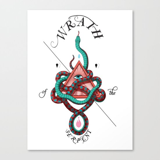Wrath of the Serpent Canvas Print