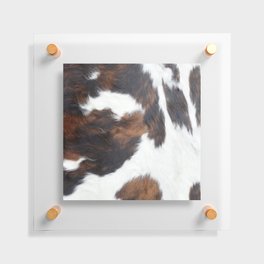 Kisses From The West - Faux Cowhide Modern Southwestern Print Floating Acrylic Print