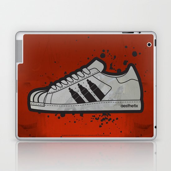 Aesthetix 3 Pens Superstar (Safety Orange) Laptop & iPad Skin