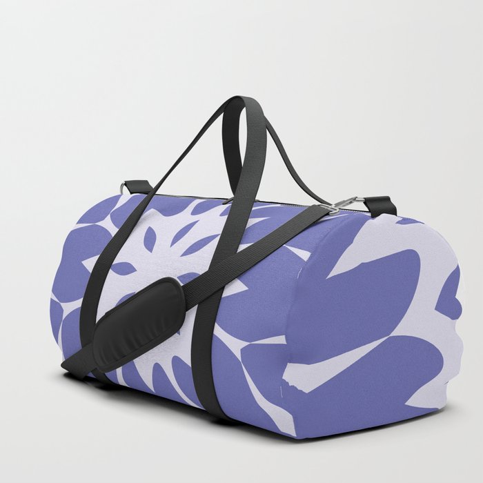 Abstract Sunflower Artwork 04 Very Peri Color 02 Duffle Bag
