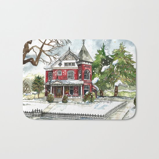 Snowfall Bath Mat