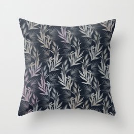Botanical Waves Throw Pillow