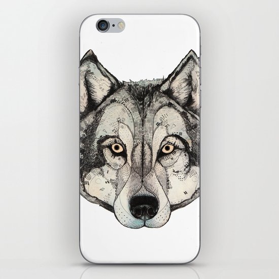 Wolf Mask iPhone & iPod Skin