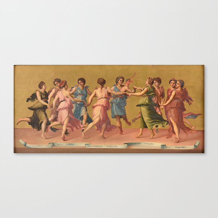 Dance of Apollo and the Muses Canvas Print