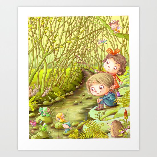 The Stream Art Print