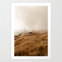 Mount Tamalpais in Fog II Art Print