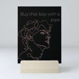Boy with a Pipe Mini Art Print