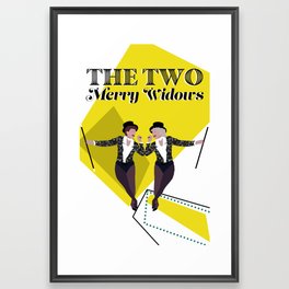 The Two Merry Widows Framed Art Print