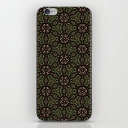 Green Forest Mandala Pattern iPhone Skin