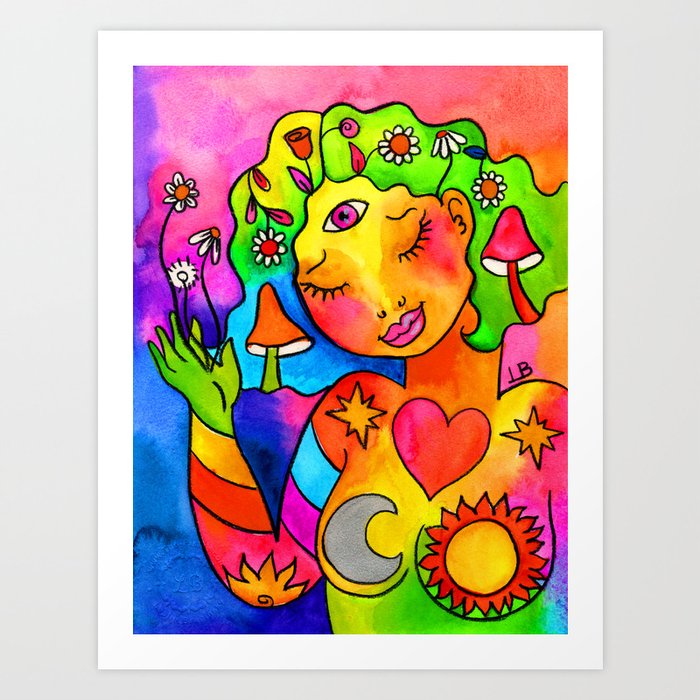 The Pistils - Mushroom Love Art Print