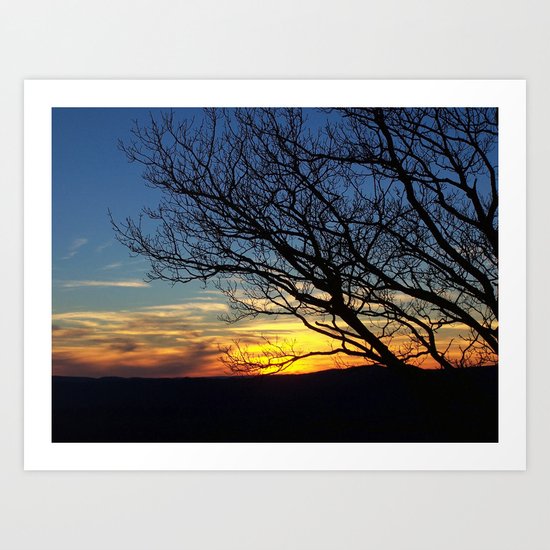 Shenandoah Sunset Art Print