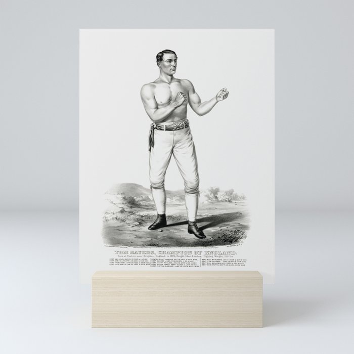 Tom Sayers - Champion Prize Fighter of England - 1860 Mini Art Print