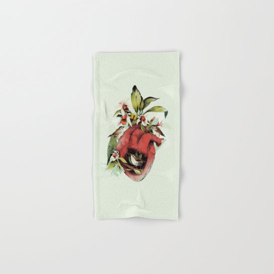 Heart Of Birds Hand & Bath Towel