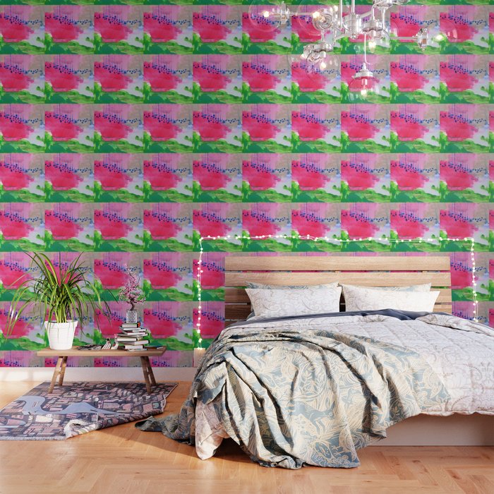 pinks in acrylic N.o 2 Wallpaper