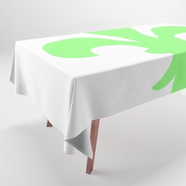 Fleur de Lis (Light Green & White) Tablecloth