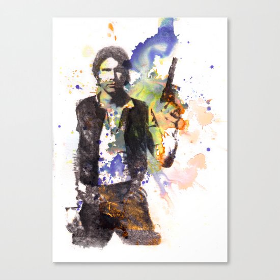 Han Solo From Star Wars Canvas Print