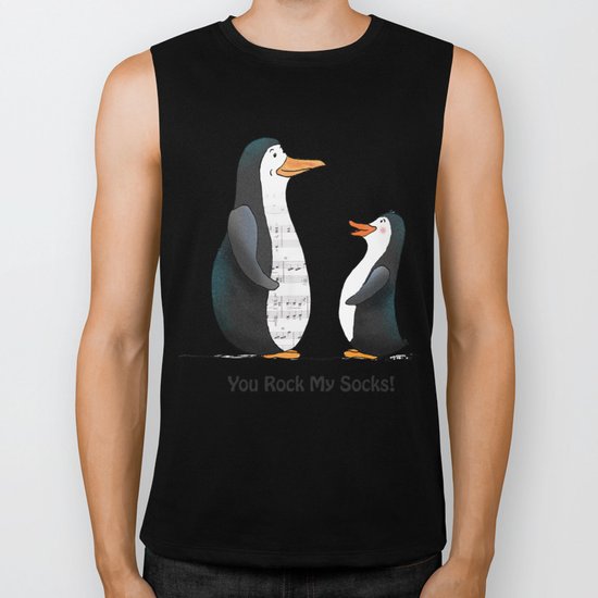 You Rock My Socks Biker Tank