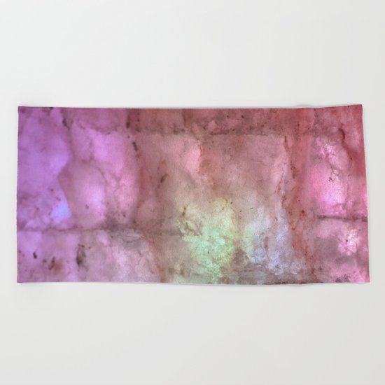 Lights & Minerals Beach Towel