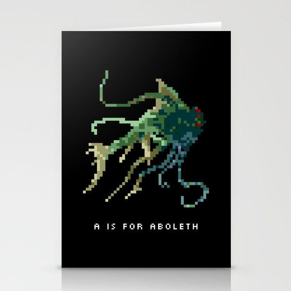 A is for Aboleth Stationery Cards