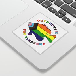 Diversity and Inclusion Fish Sticker