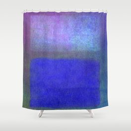 After Rothko Blue Shower Curtain