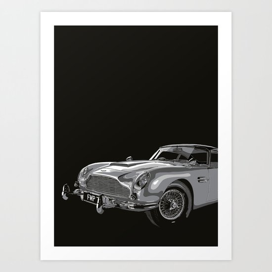 THE Bond Car. Art Print