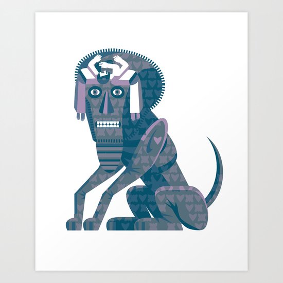 Father Kino's Little Dog Art Print