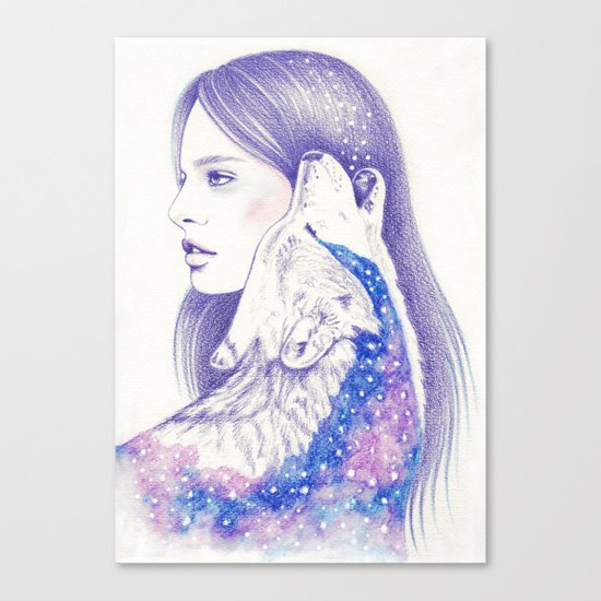 Cosmic Love Canvas Print