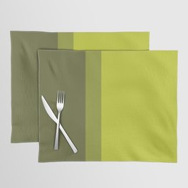 COLOR BLOCKED, CHARTREUSE Placemat