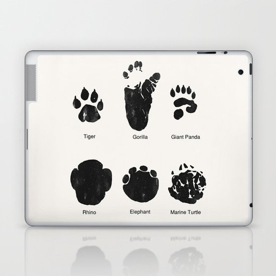 Animal Track Laptop & iPad Skin