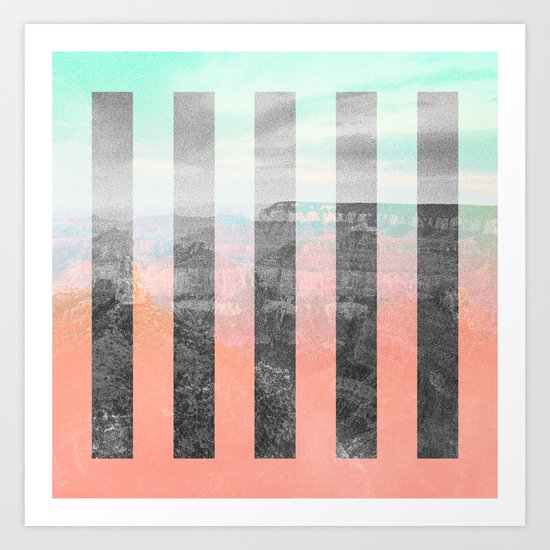 CANYON TRAIL Art Print