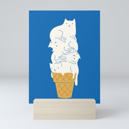 Cats Ice Cream Mini Art Print