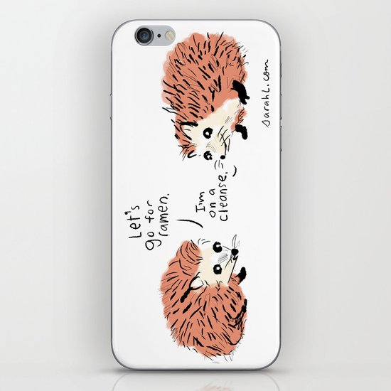 I'm on a cleanse. iPhone & iPod Skin