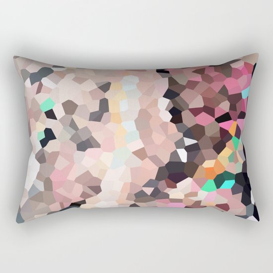 Pink Moon Love Rectangular Pillow