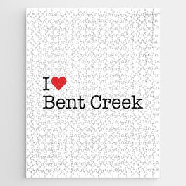 I Heart Bent Creek, NC Jigsaw Puzzle