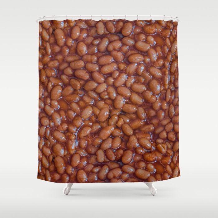 Baked Beans Pattern Shower Curtain