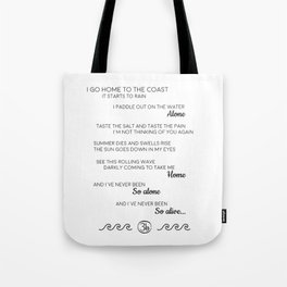 Motorcycle Drive By Tote Bag