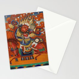 Begtse 'the Great Coat of Mail' Buddhist Thangka Stationery Card